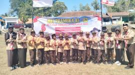 Apel siaga memperingati hari pramuka di ngloro