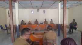 Pembinaan pamong kalurahan ngloro oleh panewu saptosari.